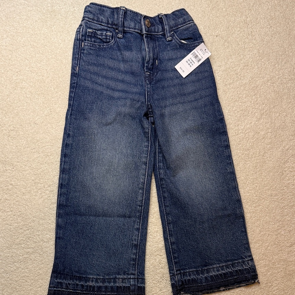 GAP Kids Wide Leg Blue Jeans